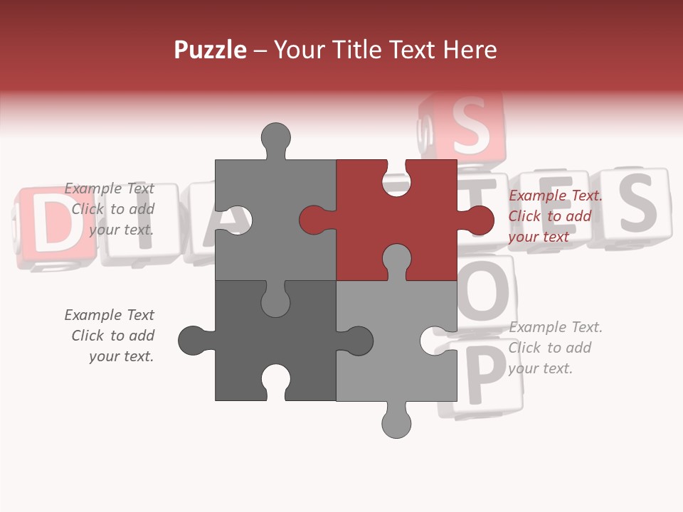 Health Cubes Your PowerPoint Template