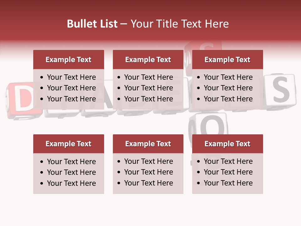 Health Cubes Your PowerPoint Template