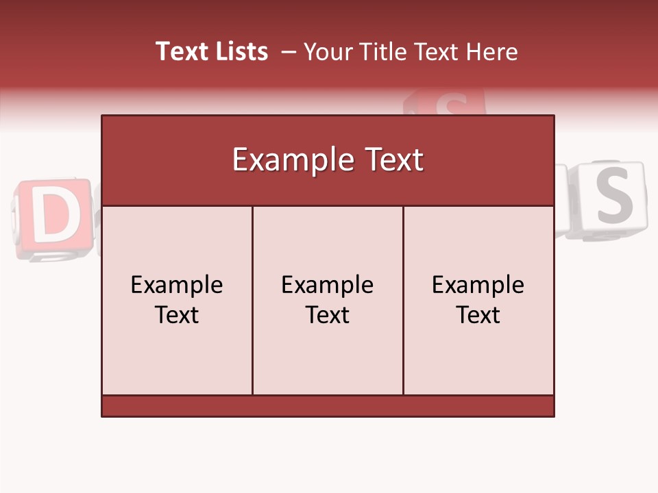 Health Cubes Your PowerPoint Template
