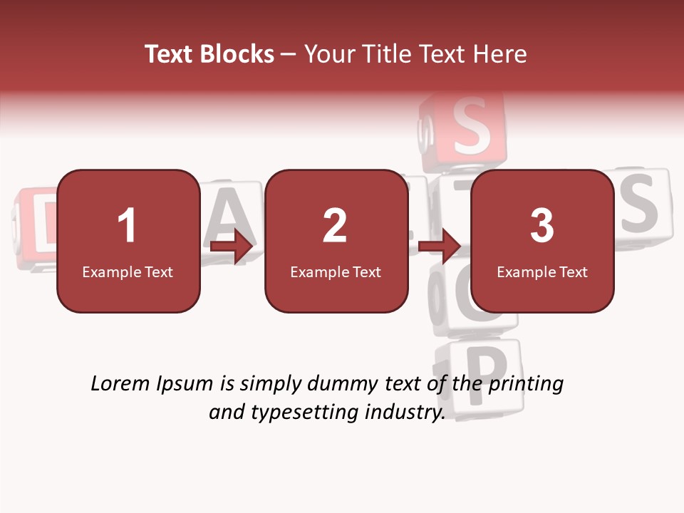 Health Cubes Your PowerPoint Template