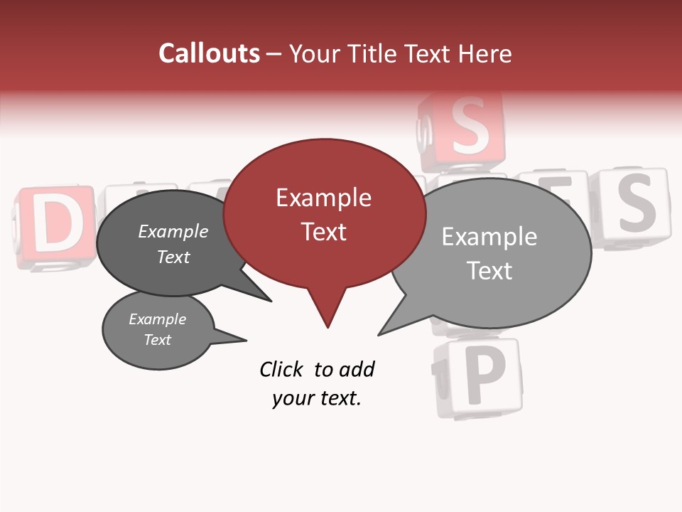 Health Cubes Your PowerPoint Template