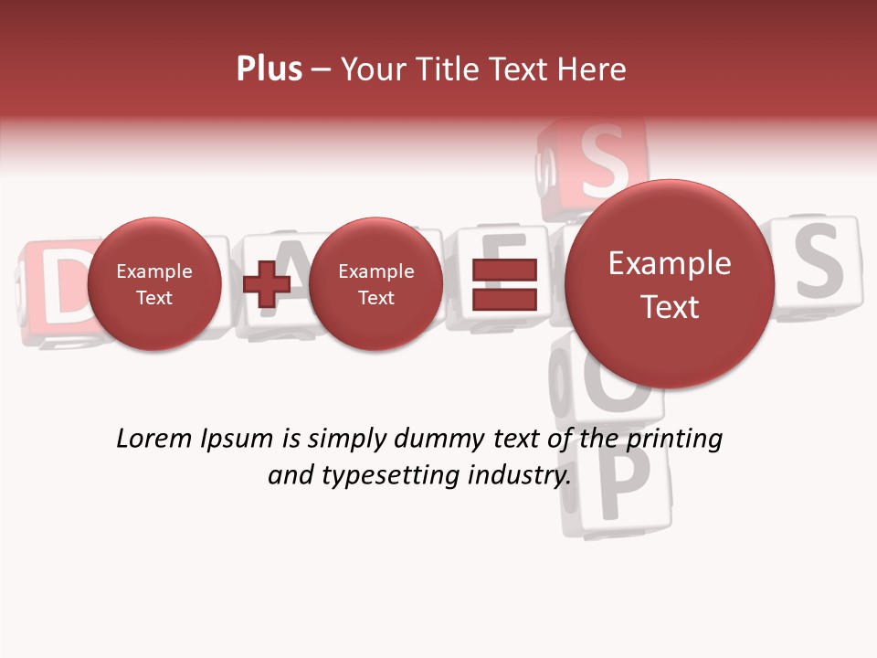 Health Cubes Your PowerPoint Template
