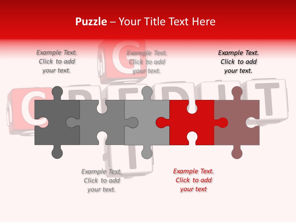 Money Block Creative PowerPoint Template