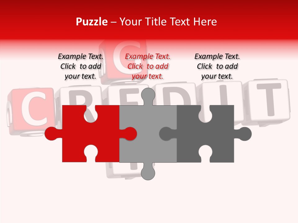 Money Block Creative PowerPoint Template