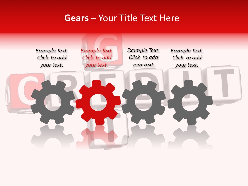 Money Block Creative PowerPoint Template