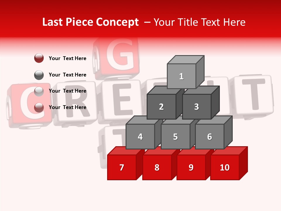 Money Block Creative PowerPoint Template