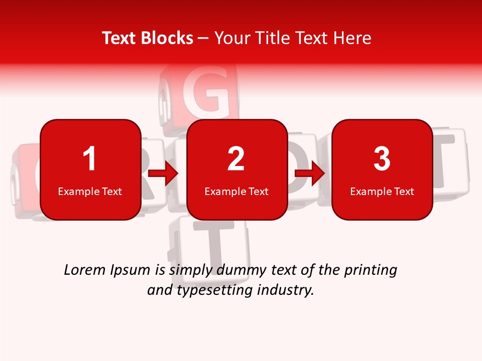 Money Block Creative PowerPoint Template