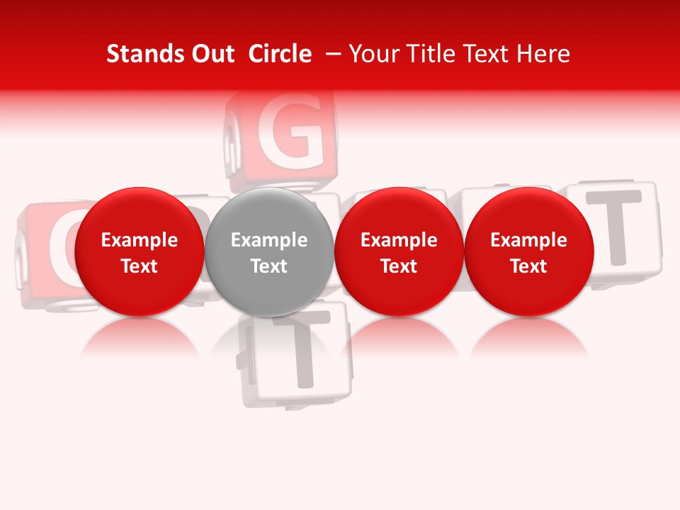 Money Block Creative PowerPoint Template