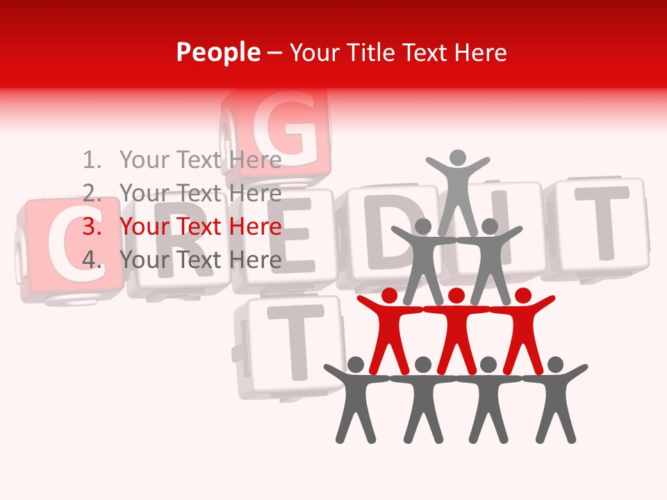 Money Block Creative PowerPoint Template