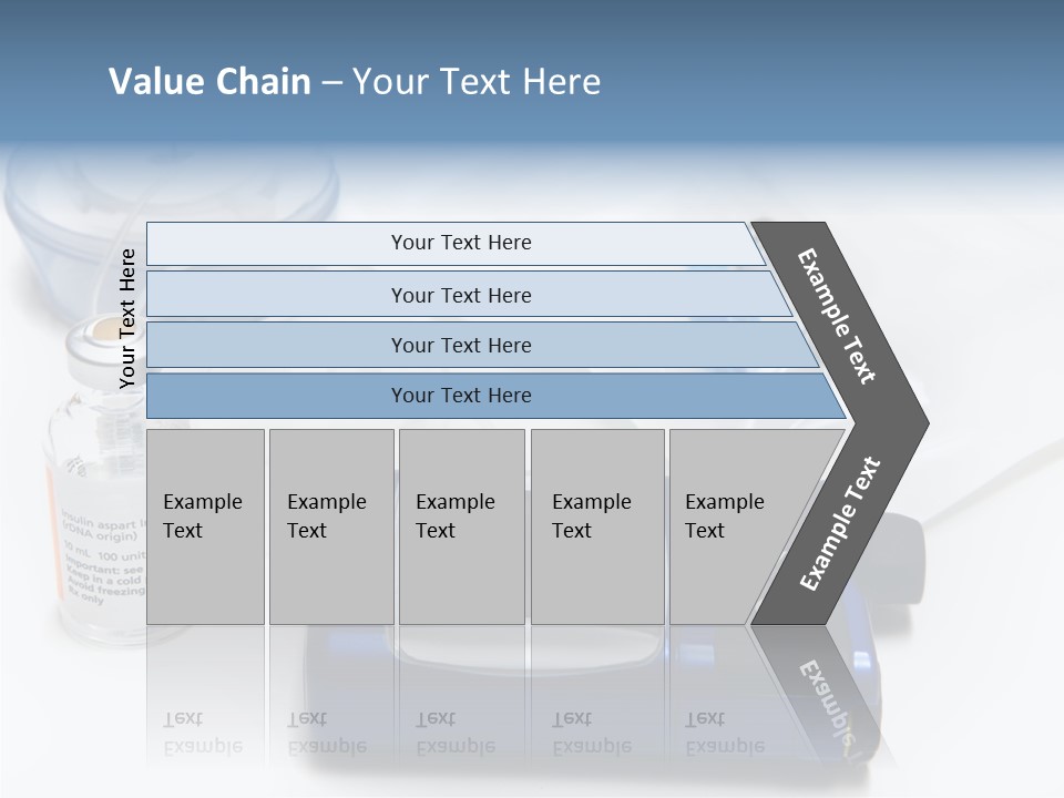 Insulin Pump Diabetic Tubing PowerPoint Template