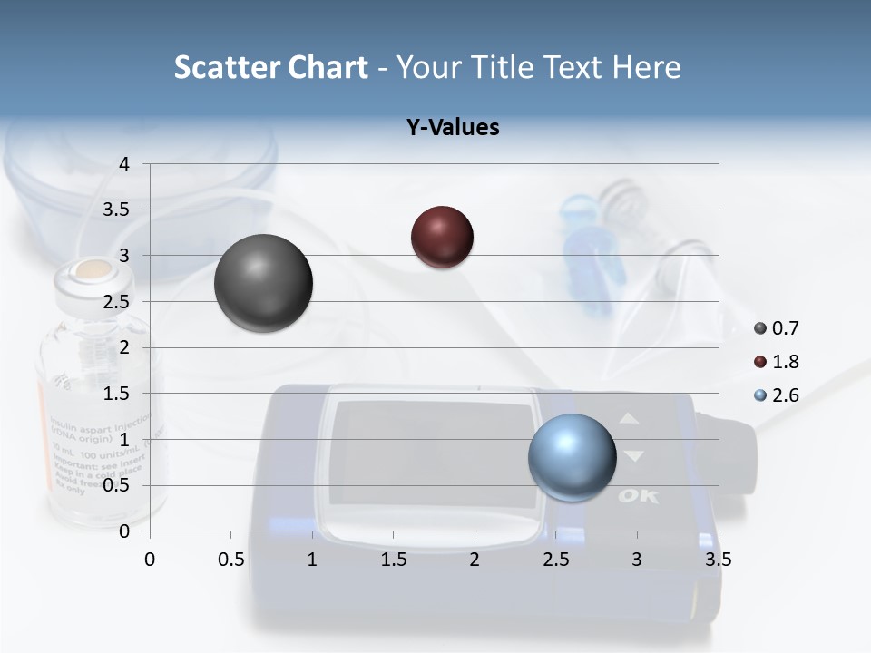 Insulin Pump Diabetic Tubing PowerPoint Template