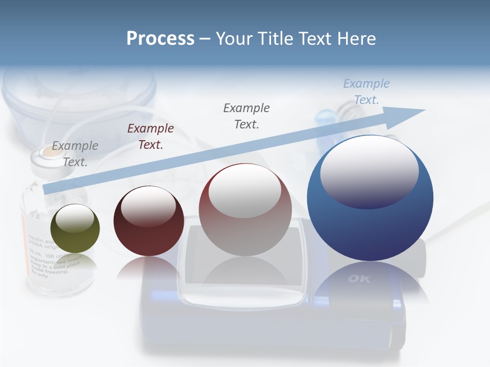 Insulin Pump Diabetic Tubing PowerPoint Template
