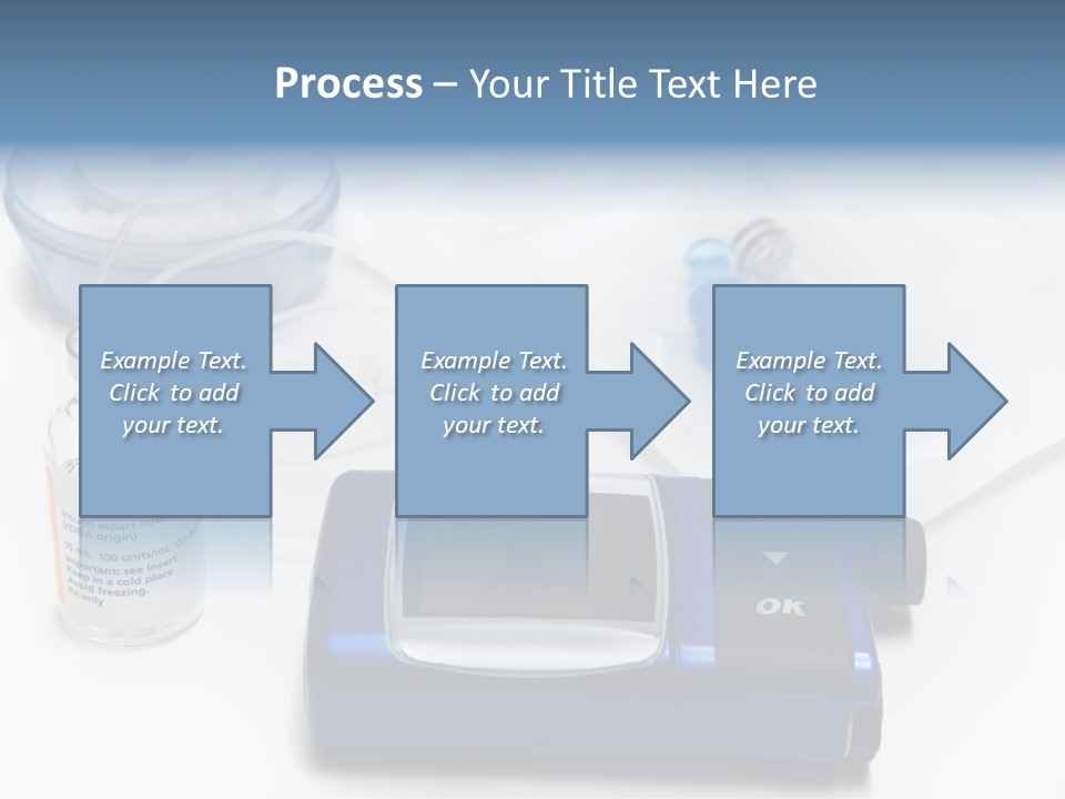 Insulin Pump Diabetic Tubing PowerPoint Template