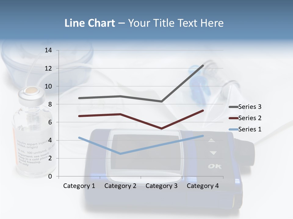 Insulin Pump Diabetic Tubing PowerPoint Template