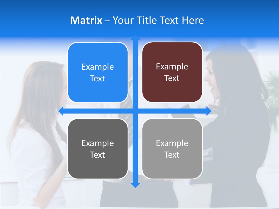 Executive Desk Problem PowerPoint Template