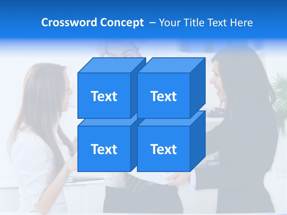 Executive Desk Problem PowerPoint Template
