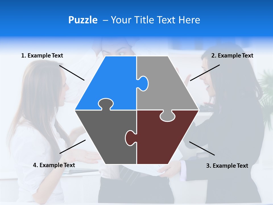 Executive Desk Problem PowerPoint Template