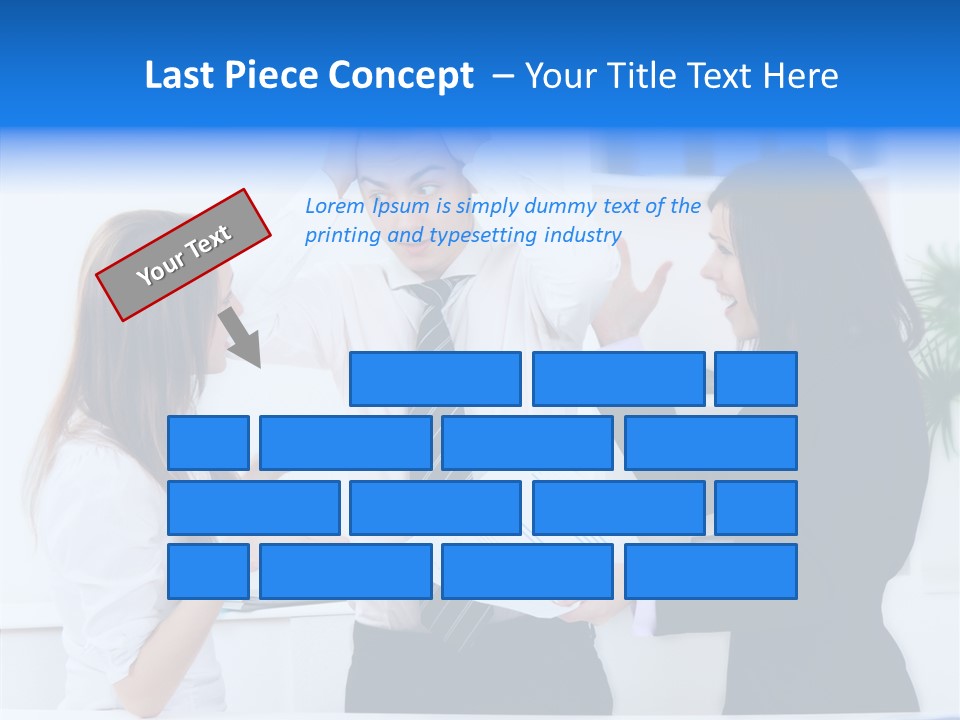 Executive Desk Problem PowerPoint Template