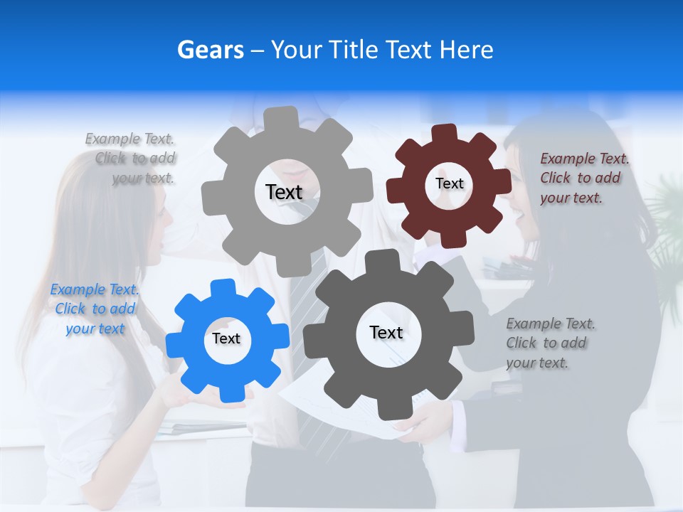 Executive Desk Problem PowerPoint Template