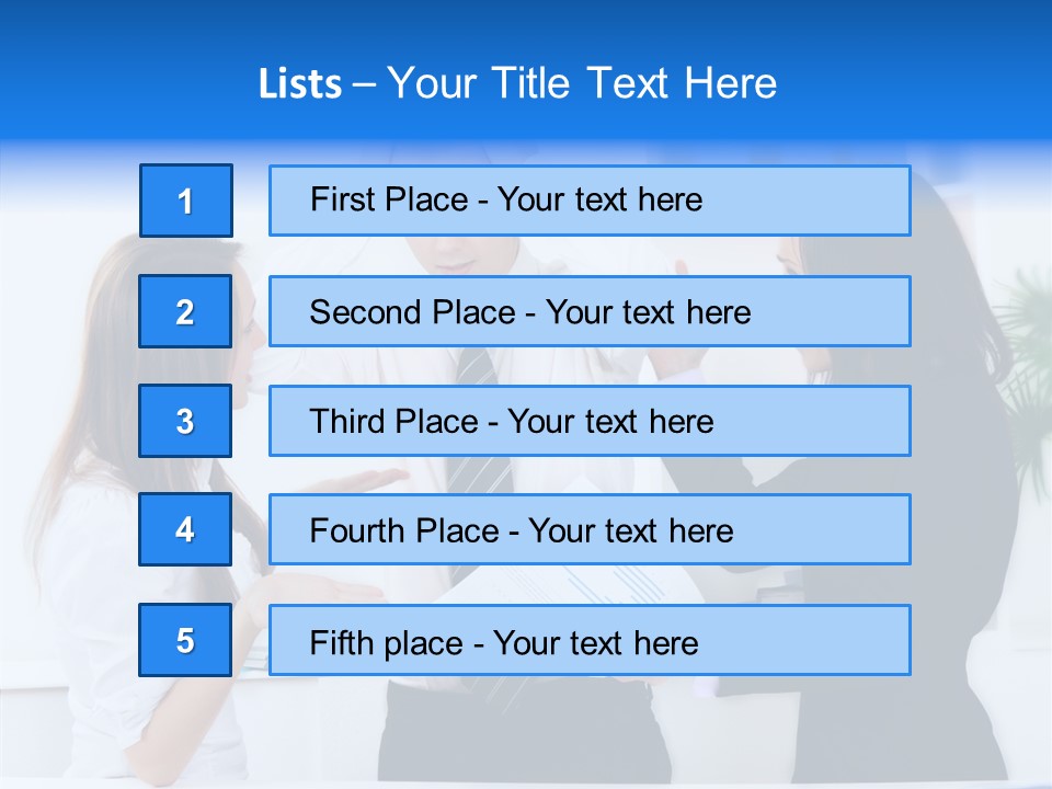Executive Desk Problem PowerPoint Template