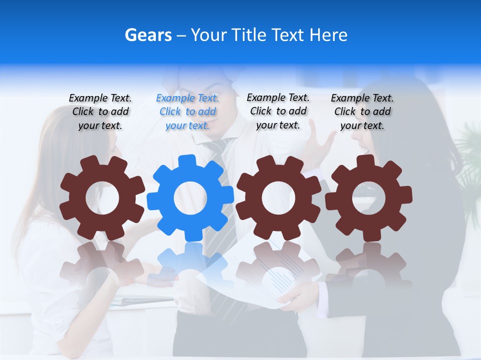 Executive Desk Problem PowerPoint Template