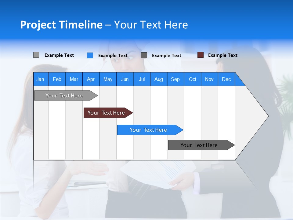 Executive Desk Problem PowerPoint Template