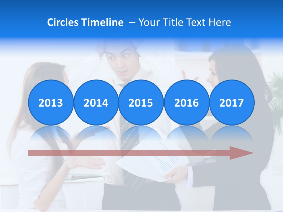 Executive Desk Problem PowerPoint Template