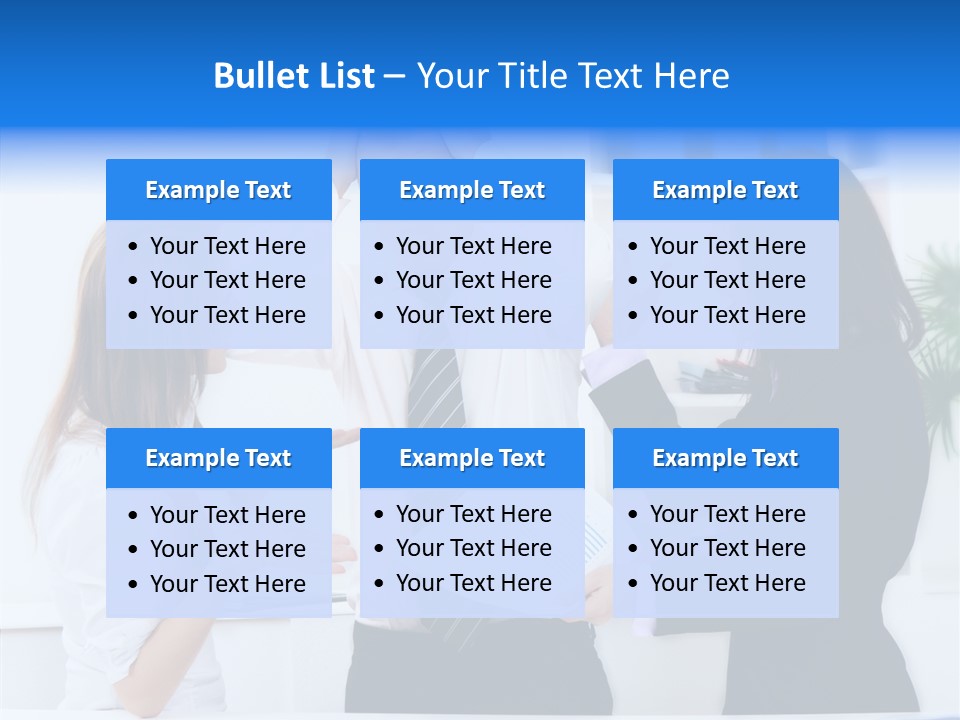 Executive Desk Problem PowerPoint Template