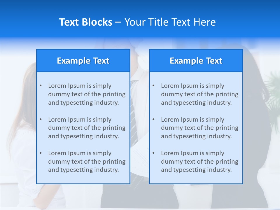 Executive Desk Problem PowerPoint Template