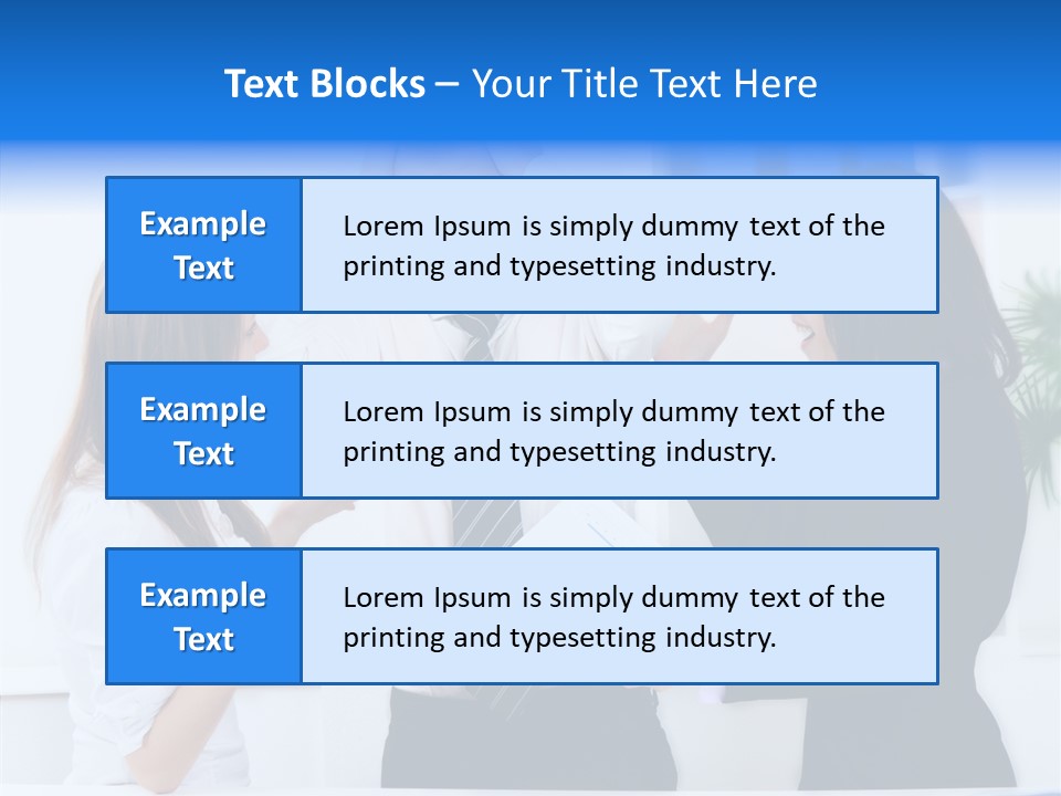Executive Desk Problem PowerPoint Template