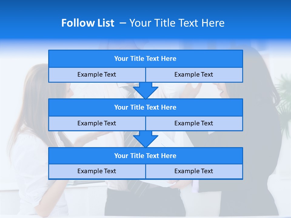 Executive Desk Problem PowerPoint Template