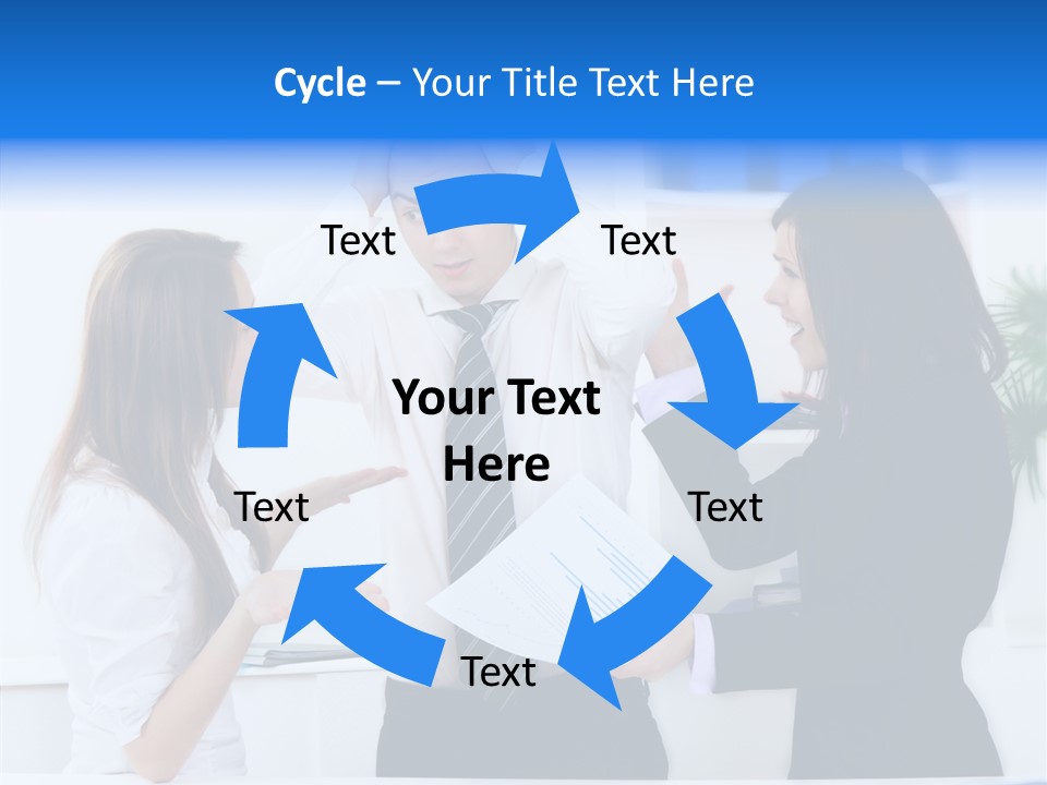 Executive Desk Problem PowerPoint Template