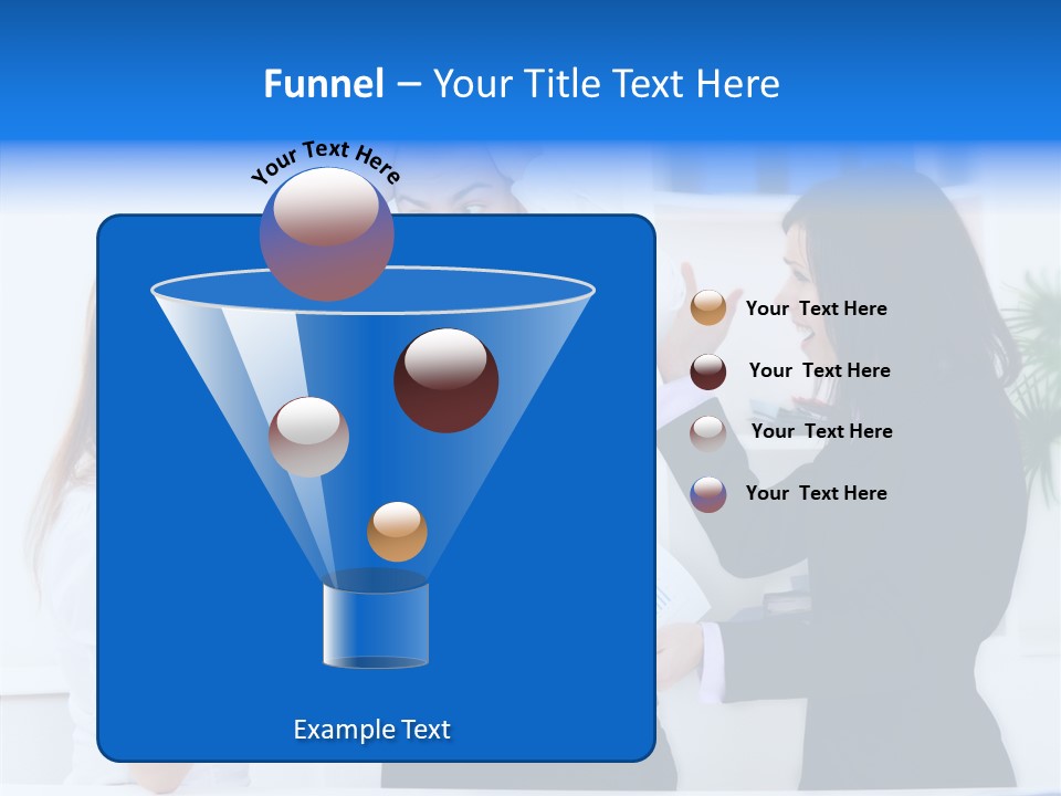 Executive Desk Problem PowerPoint Template