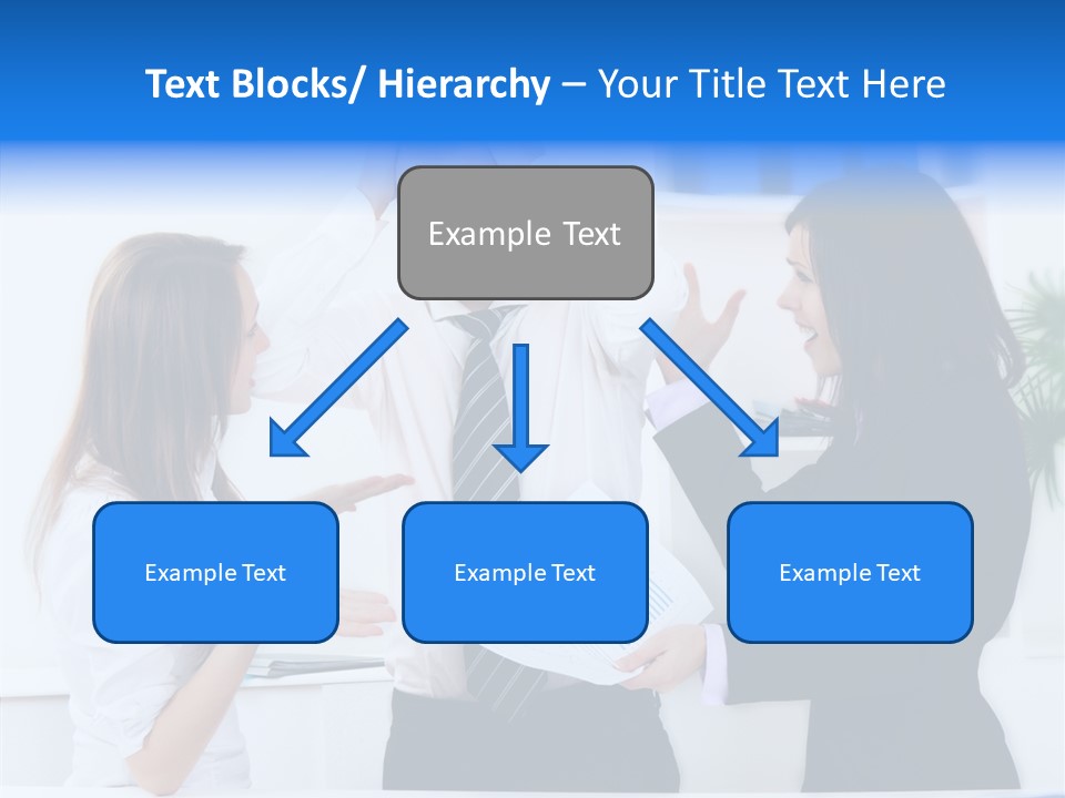 Executive Desk Problem PowerPoint Template