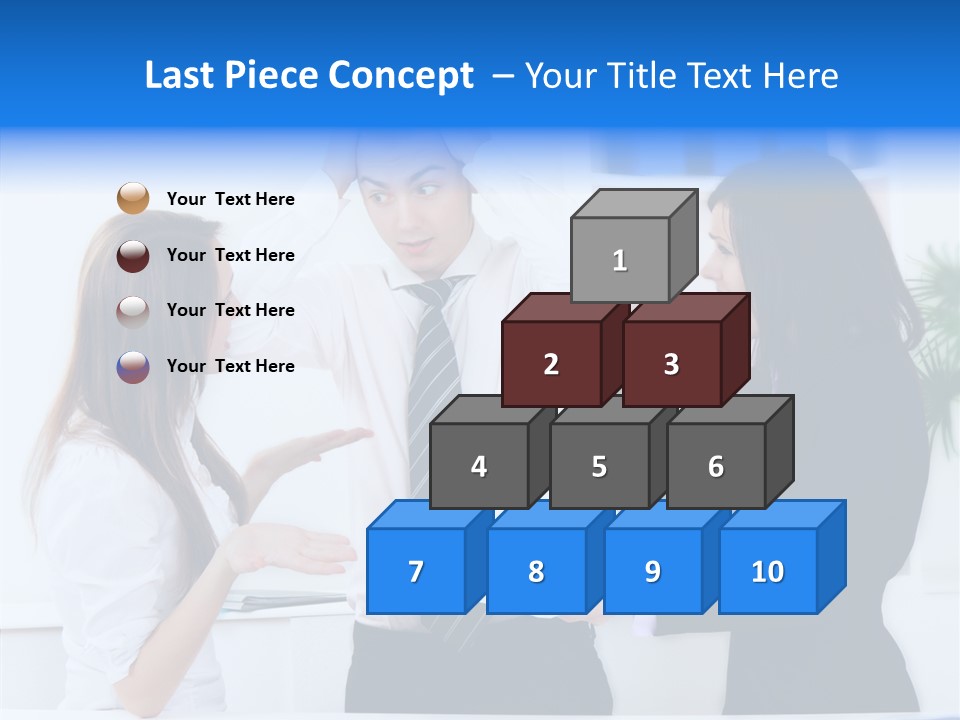 Executive Desk Problem PowerPoint Template