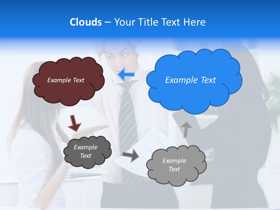 Executive Desk Problem PowerPoint Template