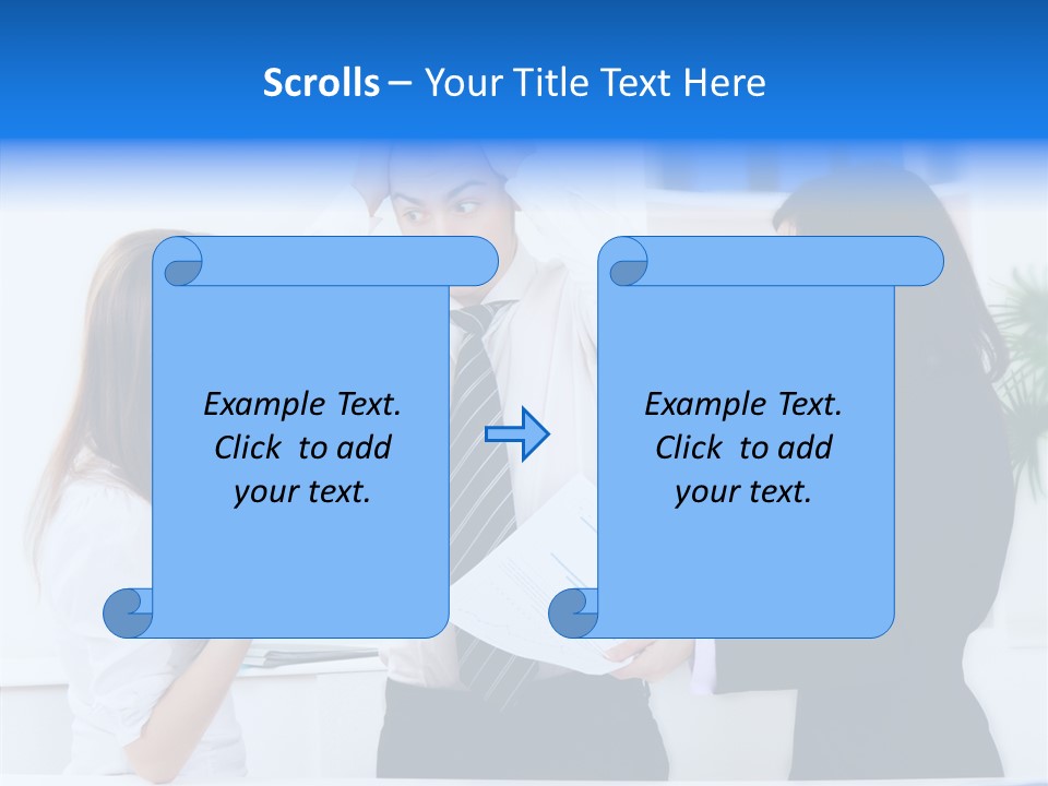 Executive Desk Problem PowerPoint Template