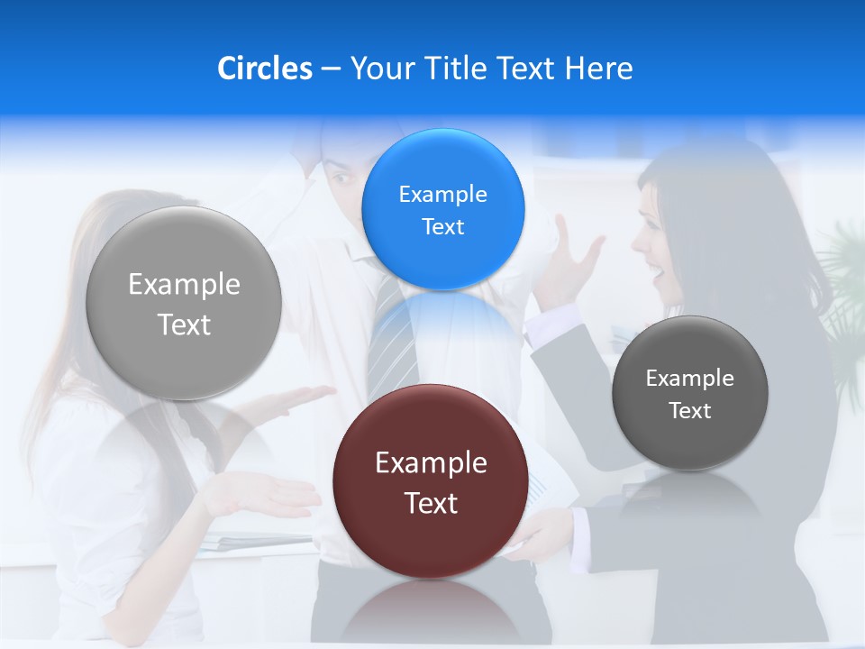 Executive Desk Problem PowerPoint Template