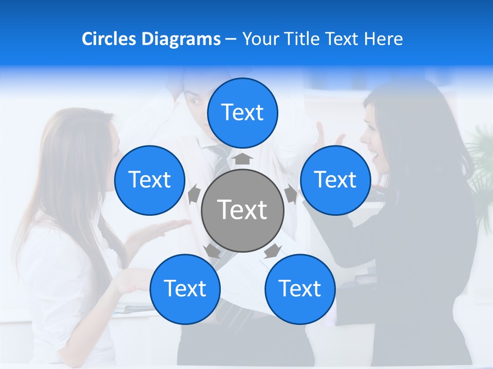 Executive Desk Problem PowerPoint Template