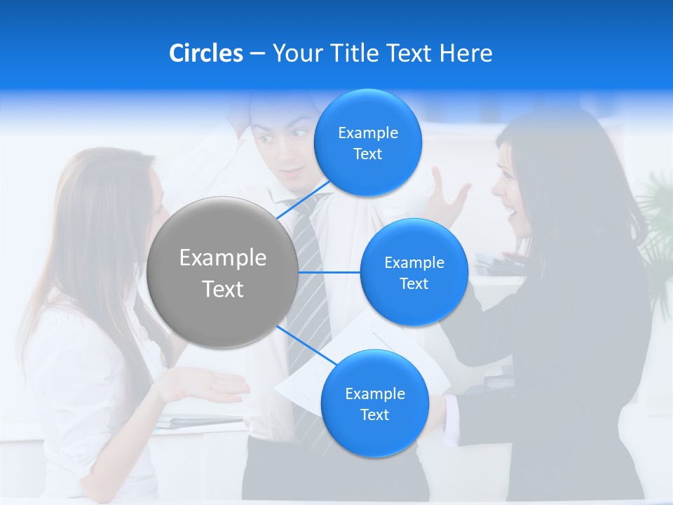 Executive Desk Problem PowerPoint Template