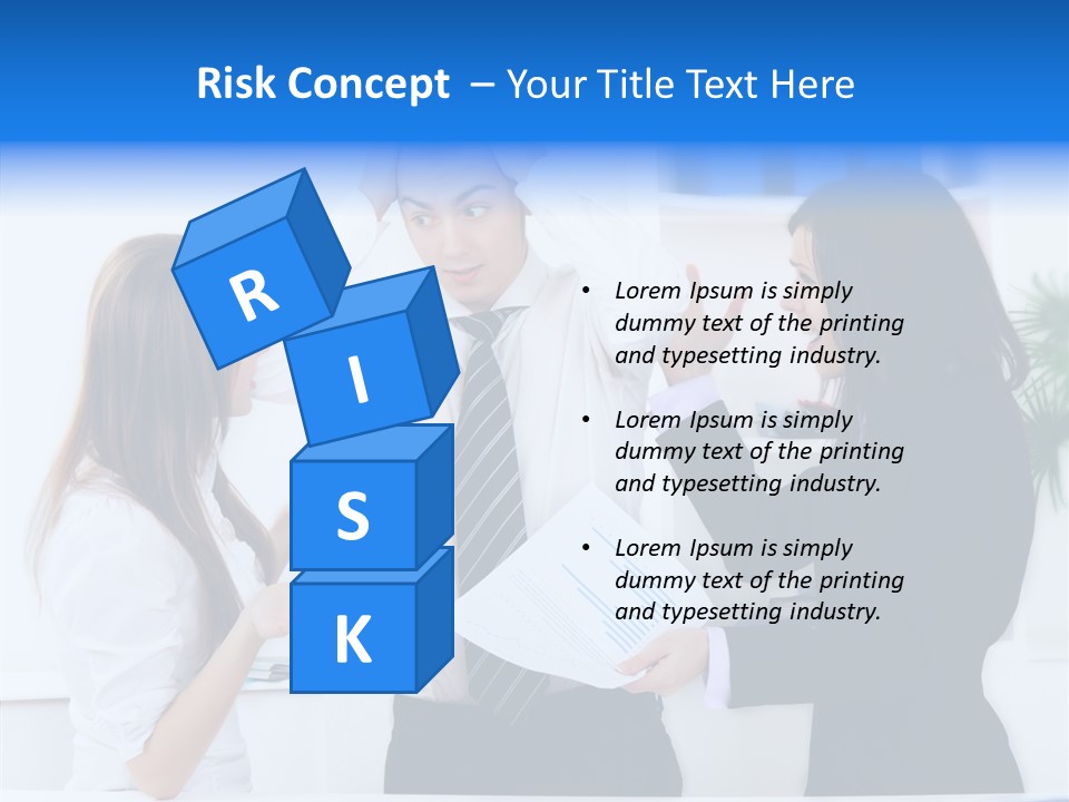 Executive Desk Problem PowerPoint Template