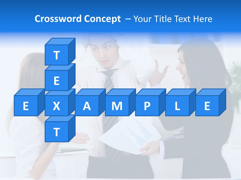 Executive Desk Problem PowerPoint Template