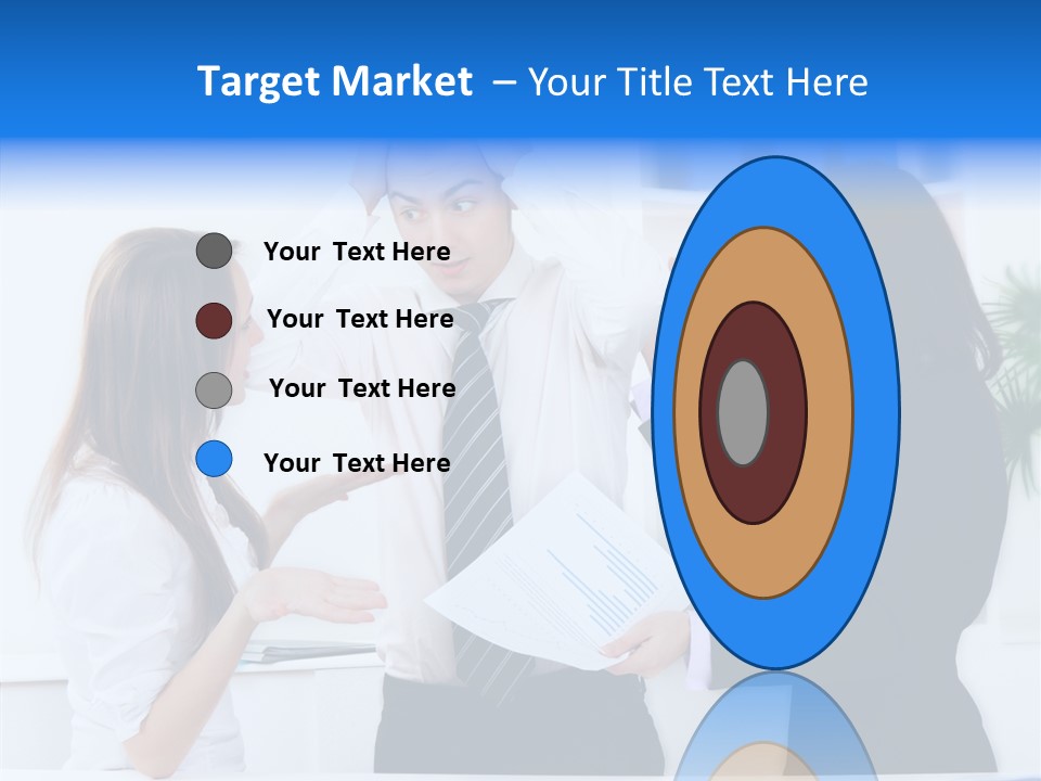 Executive Desk Problem PowerPoint Template