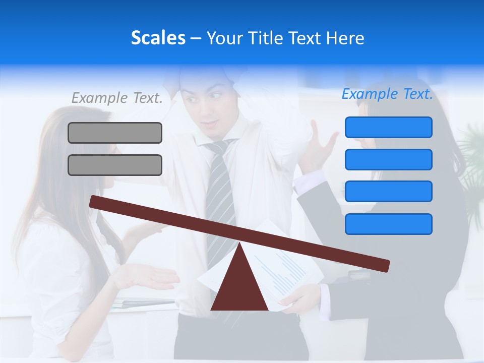 Executive Desk Problem PowerPoint Template