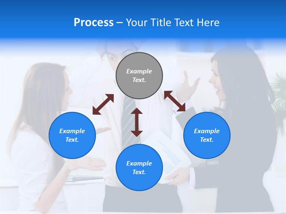 Executive Desk Problem PowerPoint Template