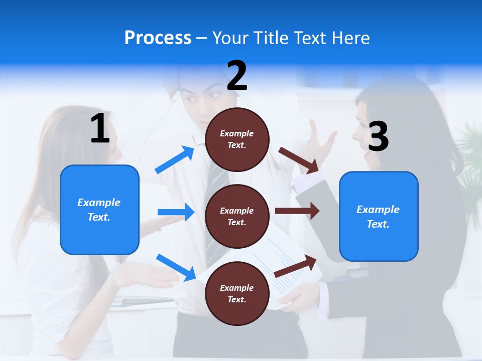 Executive Desk Problem PowerPoint Template