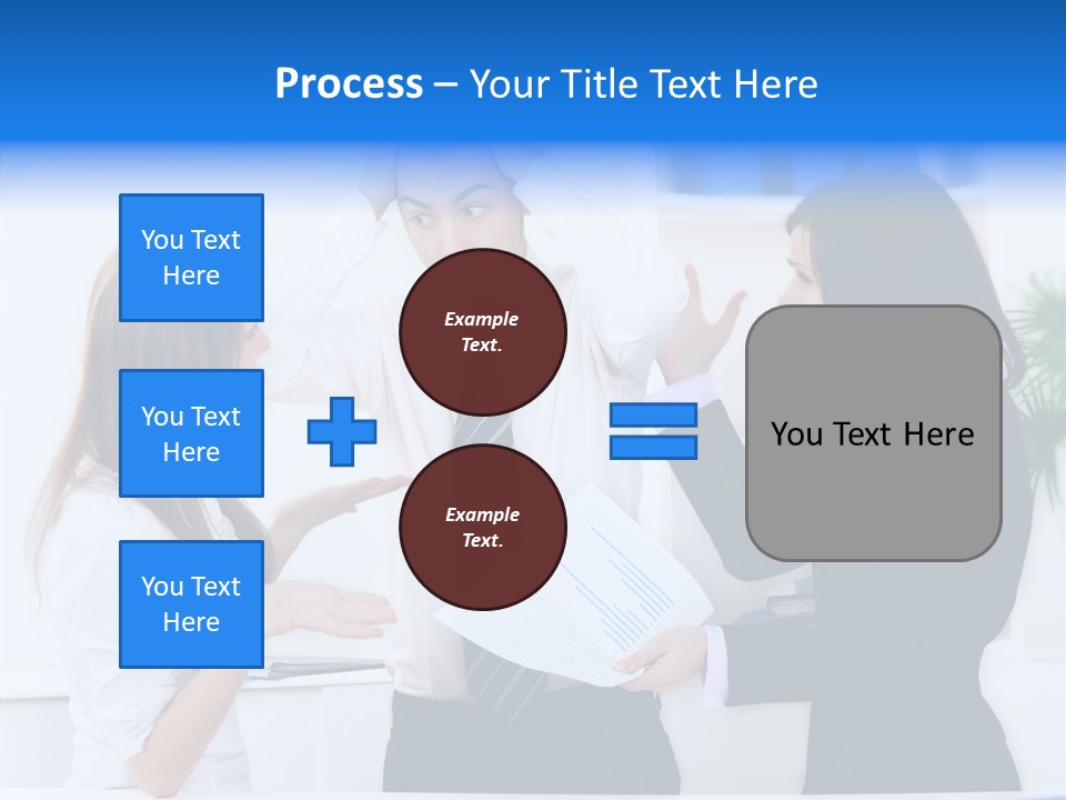 Executive Desk Problem PowerPoint Template