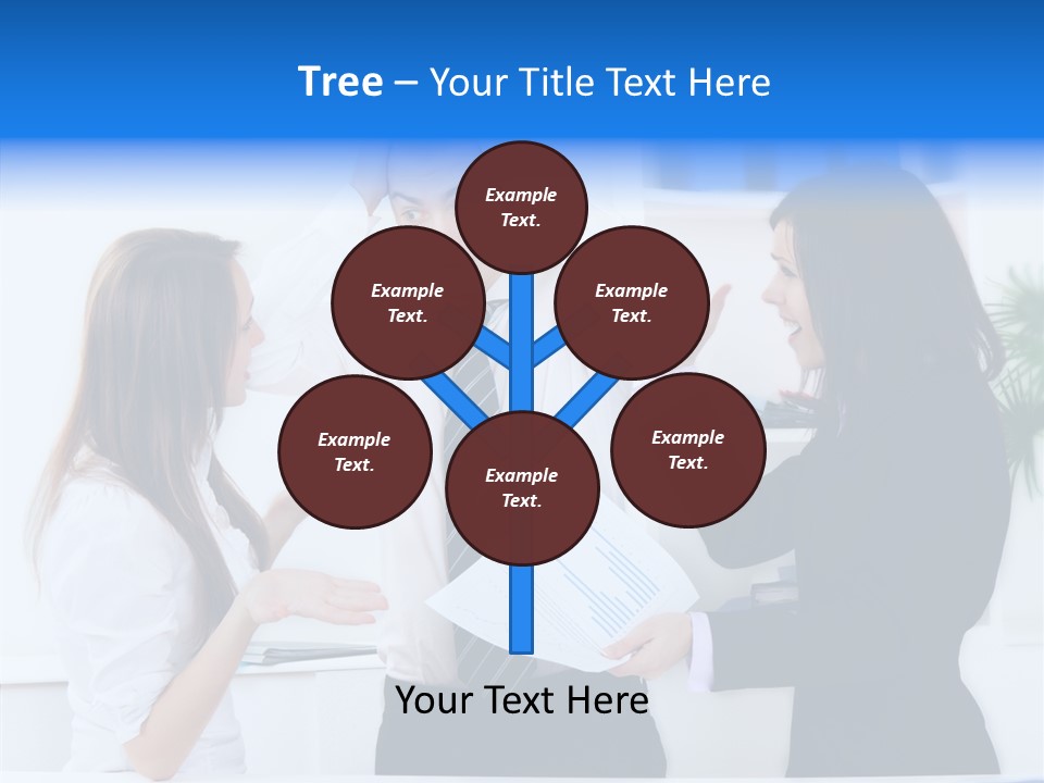 Executive Desk Problem PowerPoint Template