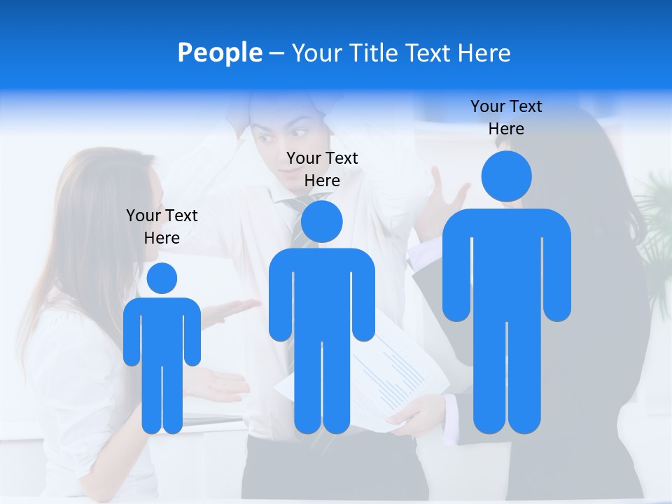 Executive Desk Problem PowerPoint Template