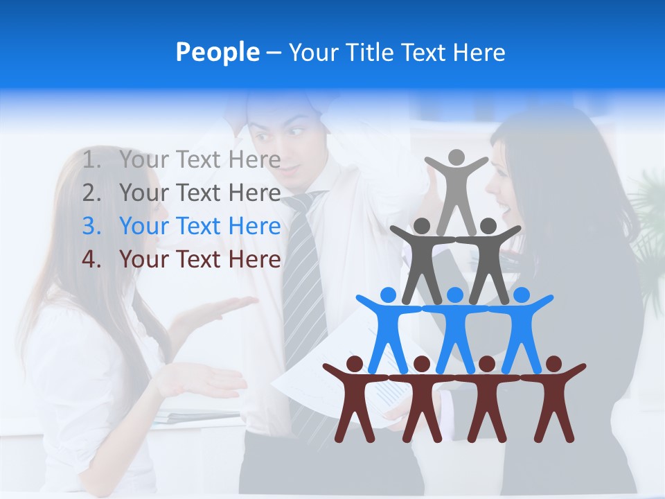 Executive Desk Problem PowerPoint Template